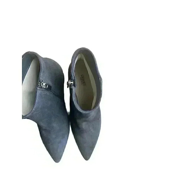 NEW L'Agence Jeanne Block Heel Charcoal Black Bootie Size 37/7 - Picture 8 of 12
